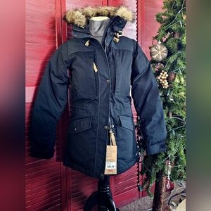 FjallRaven Down Parka XS NWT Black